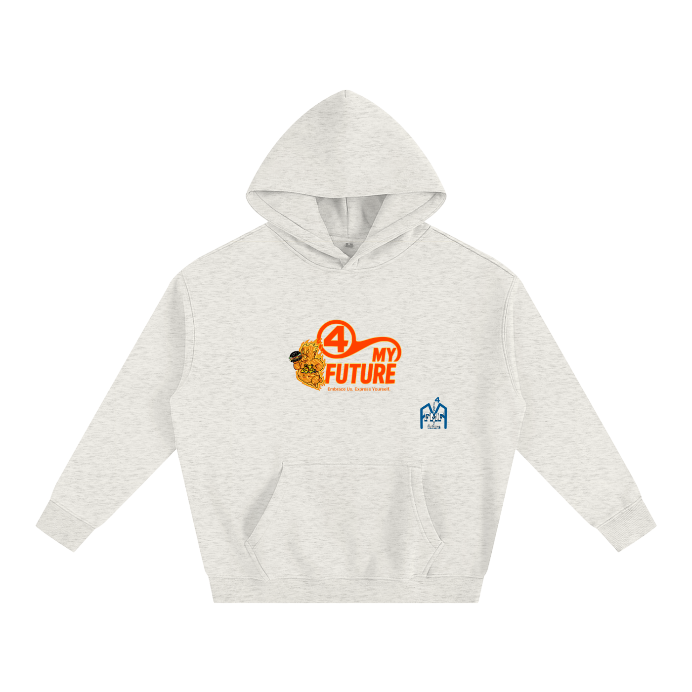 “The Human Torch” Oversize Fleeced Hoodie