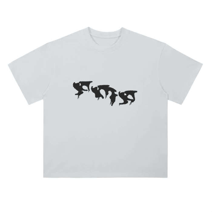 “Graffiti” (Black) Drop Shoulder T-Shirt