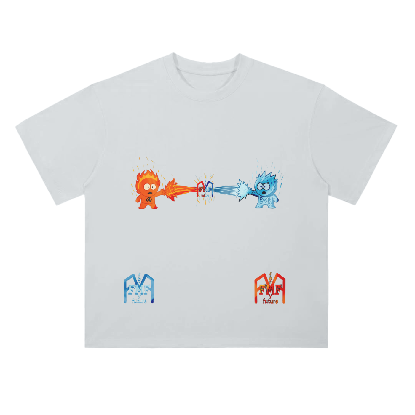 “Hot n’ Cold” Drop Shoulder T-Shirt