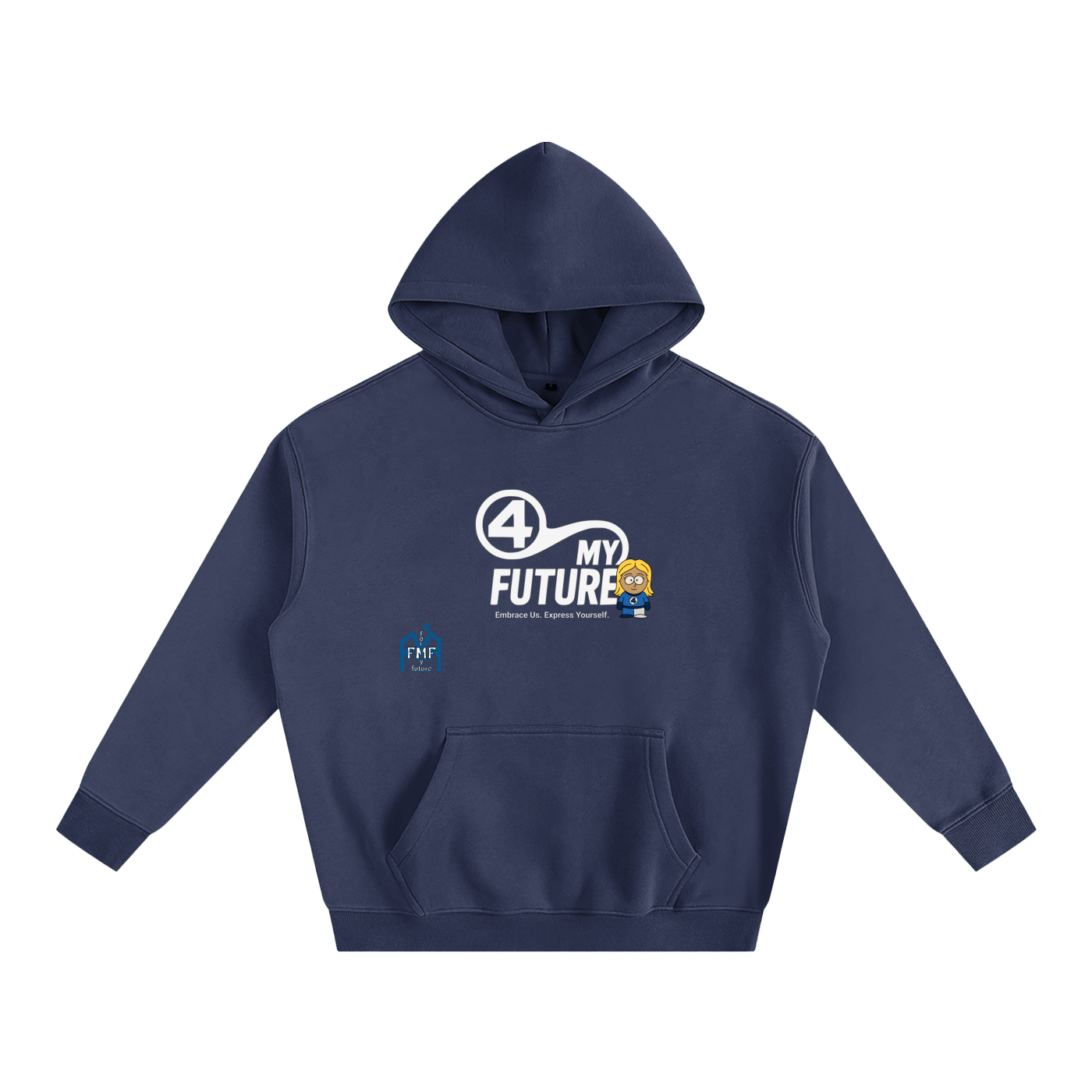 “Invisible Woman” Oversize Fleeced Hoodie