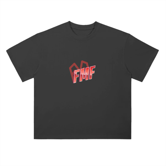 “FMF Shadows” (Red) Drop Shoulder T-Shirt