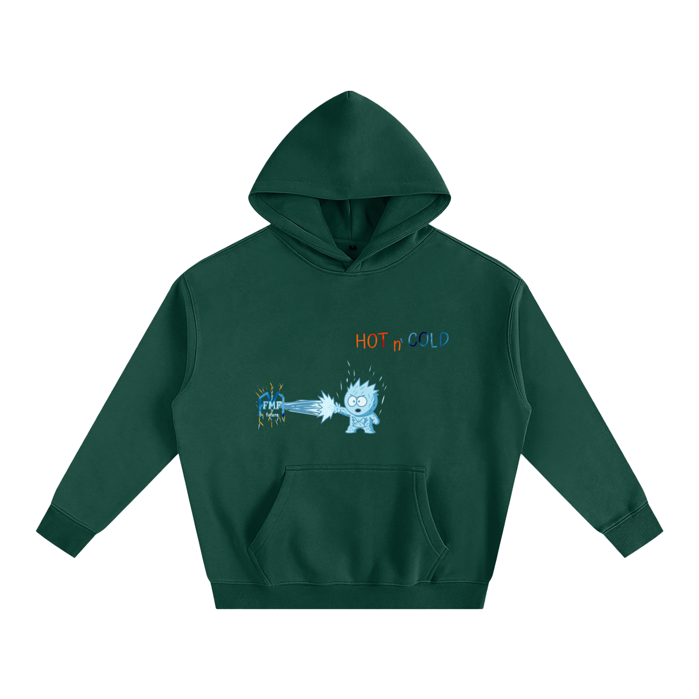 “Cold” Oversize Fleeced Hoodie