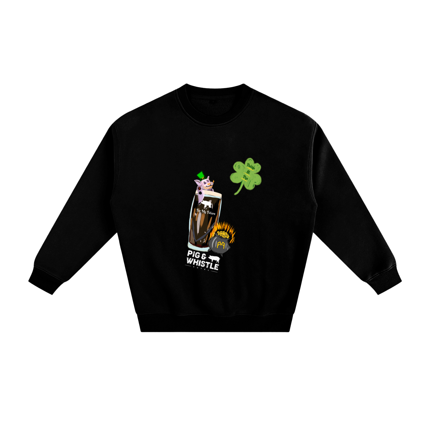 “Split The G” Fleeced Sweatshirt