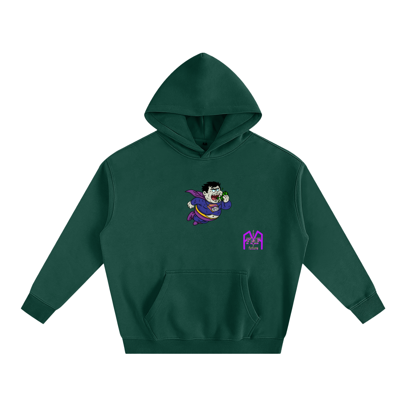 “Bizarro” Oversize Fleeced Hoodie