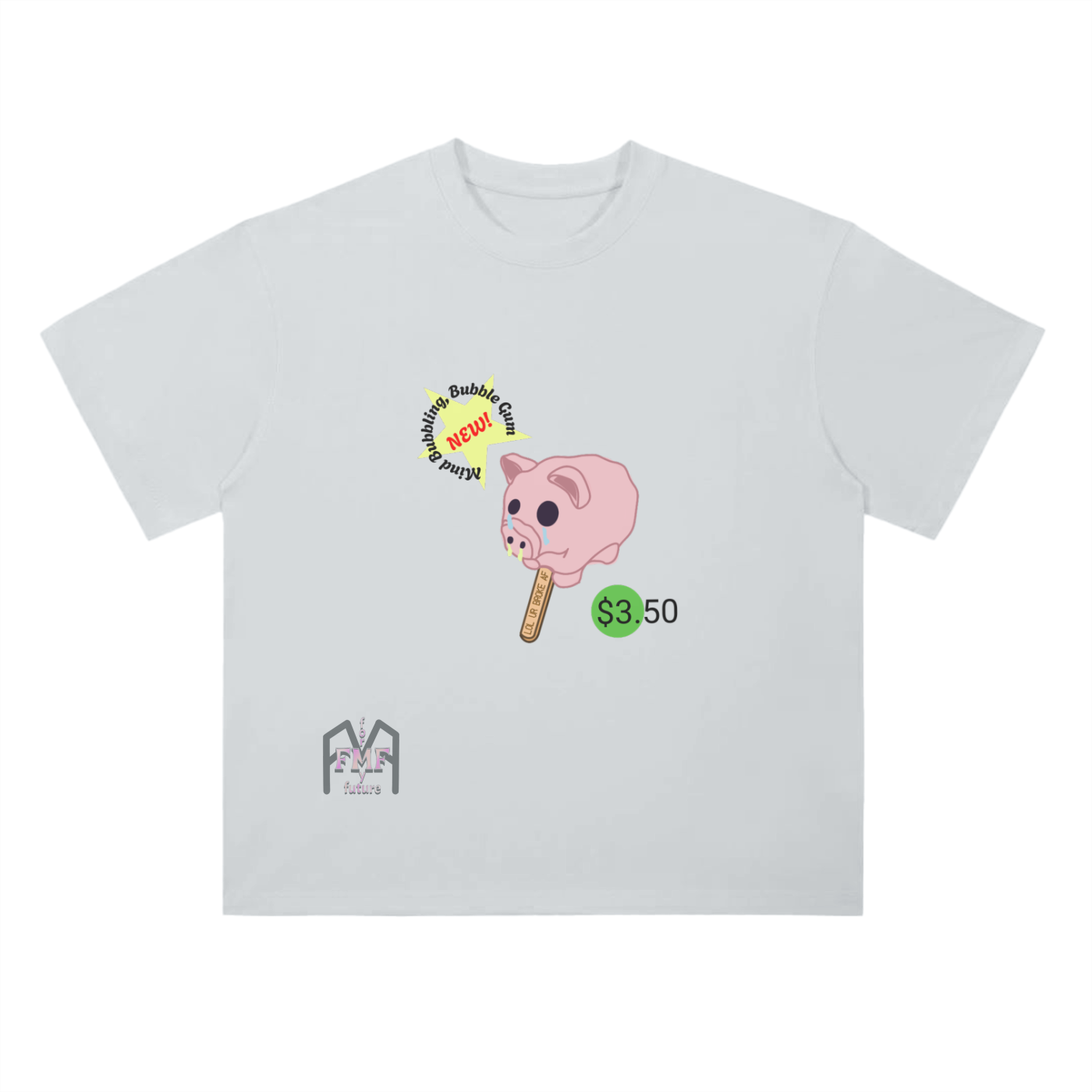 “Melting” Drop Shoulder T-Shirt
