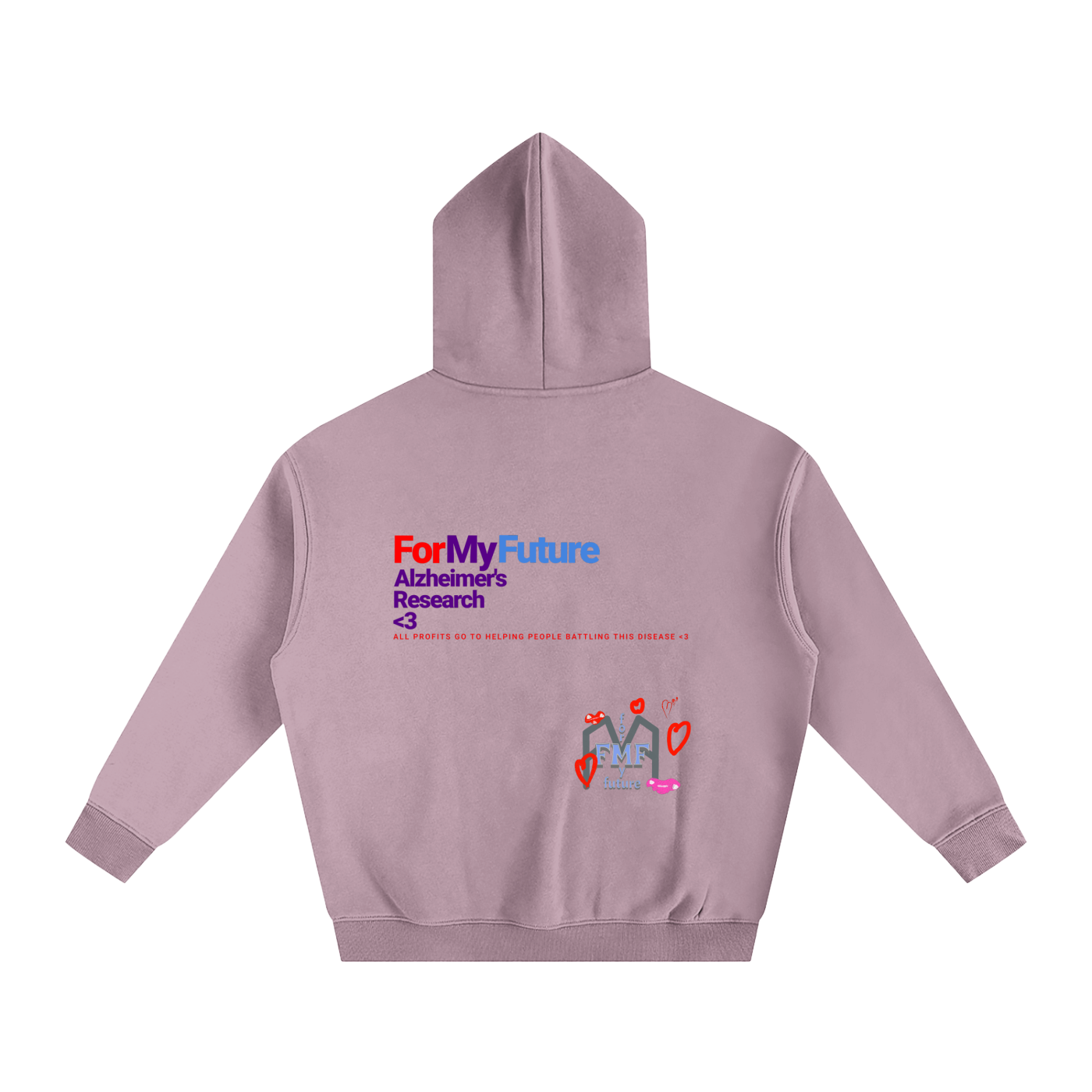 “Purple Heart” Oversize Hoodie