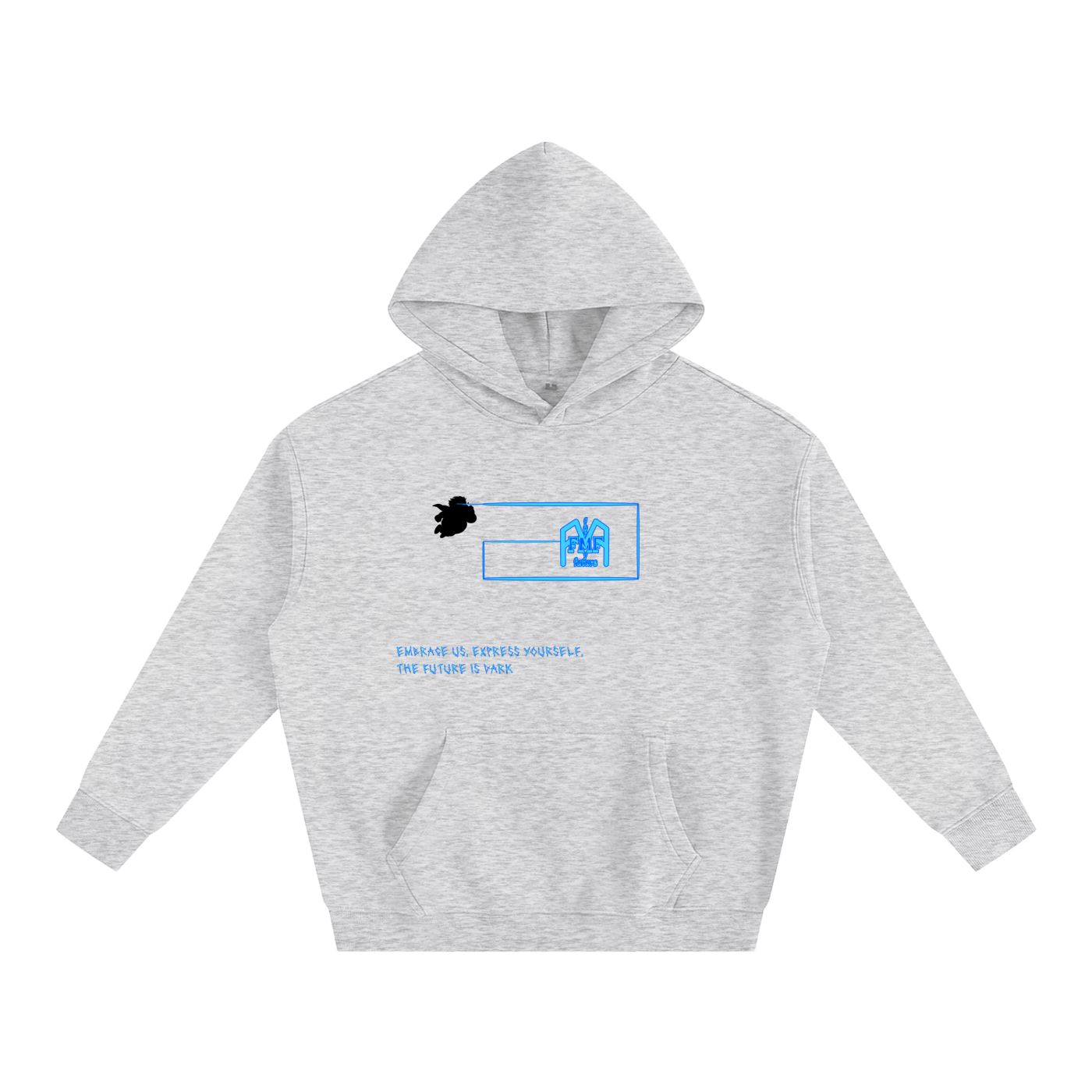 “Ice Vision” Oversize Fleeced Hoodie