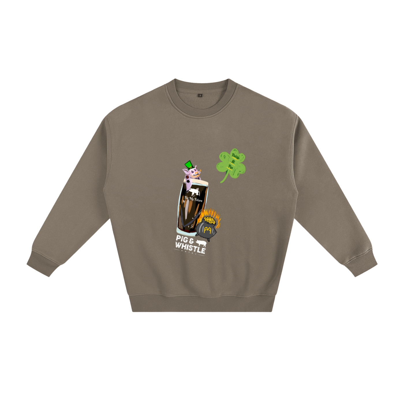 “Split The G” Fleeced Sweatshirt