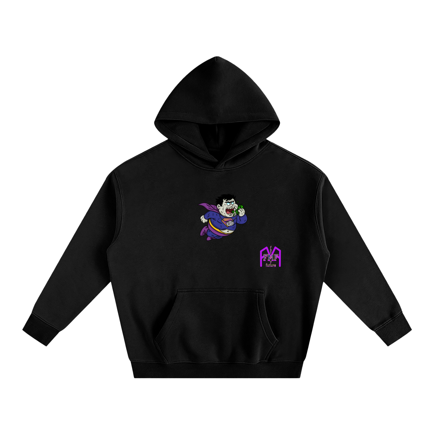 “Bizarro” Oversize Fleeced Hoodie