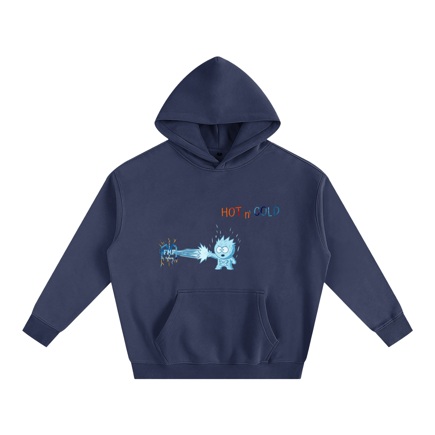 “Cold” Oversize Fleeced Hoodie
