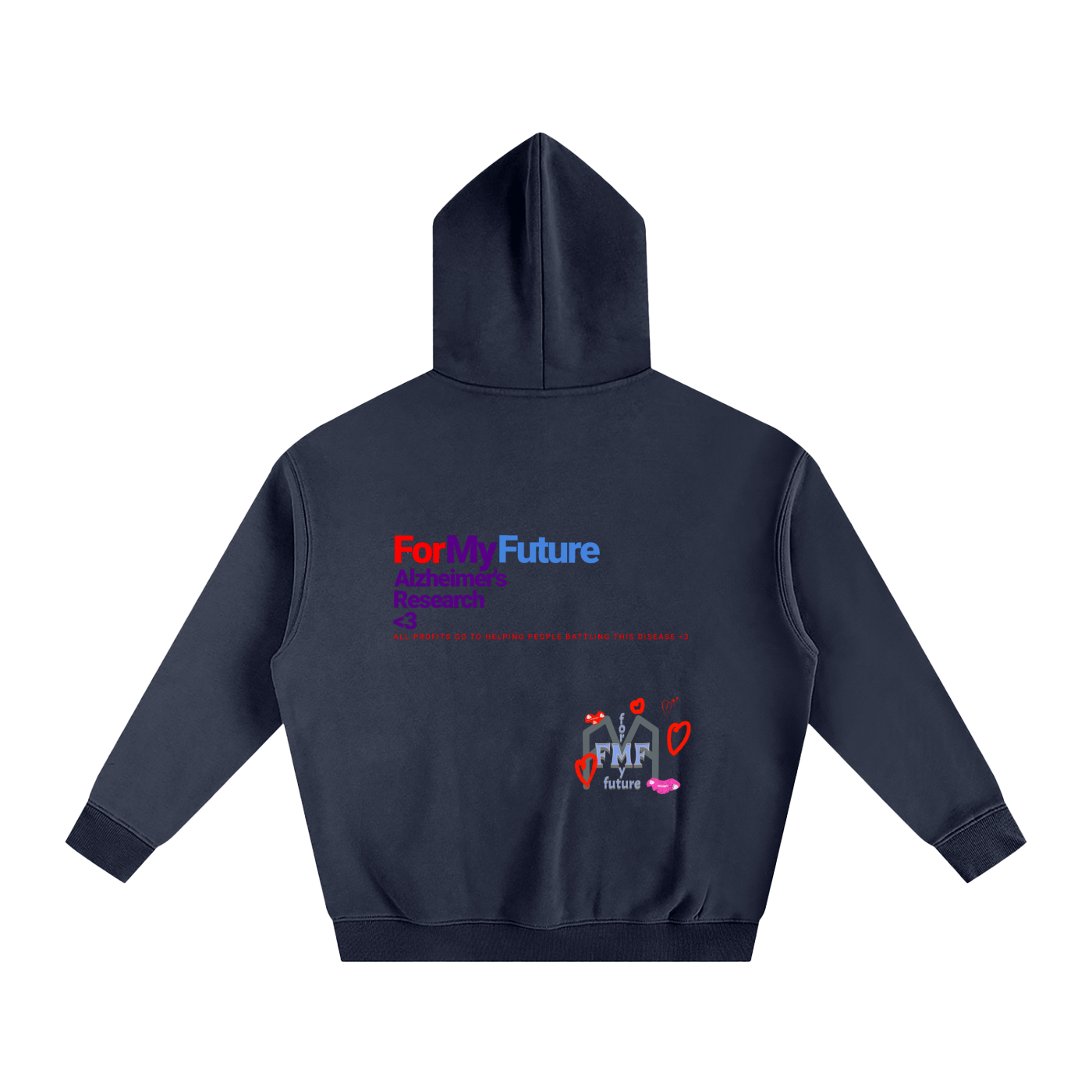 “Purple Heart” Oversize Hoodie