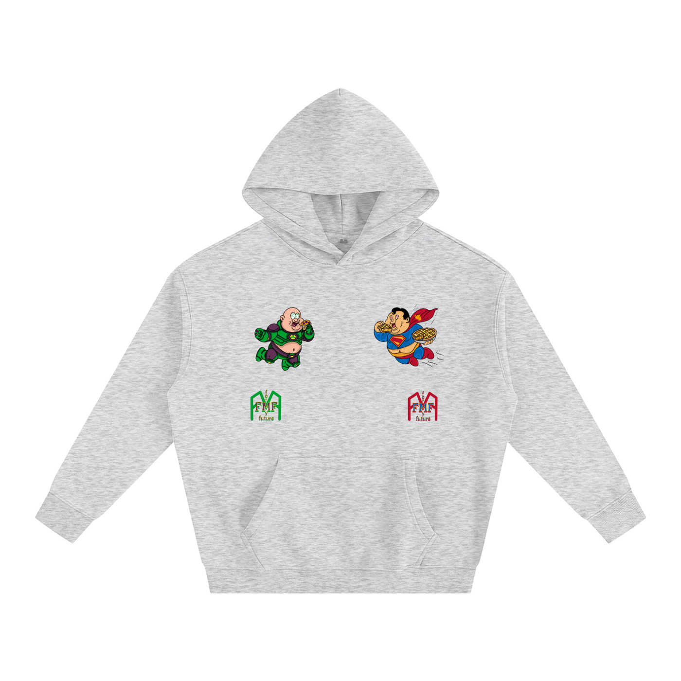“Versus #1” Oversize Fleeced Hoodie