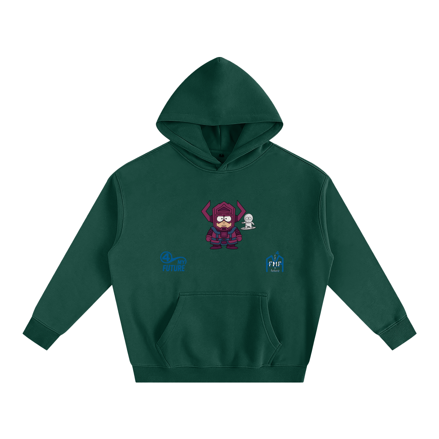 “Heralds” Oversize Fleeced Hoodie