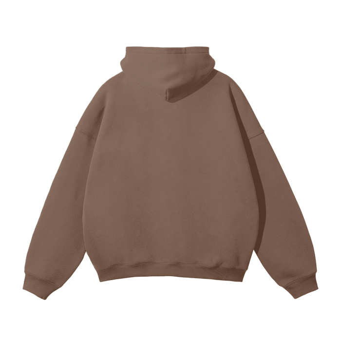 “FMF Shadows” (Brown) Oversized Fleece Hoodie