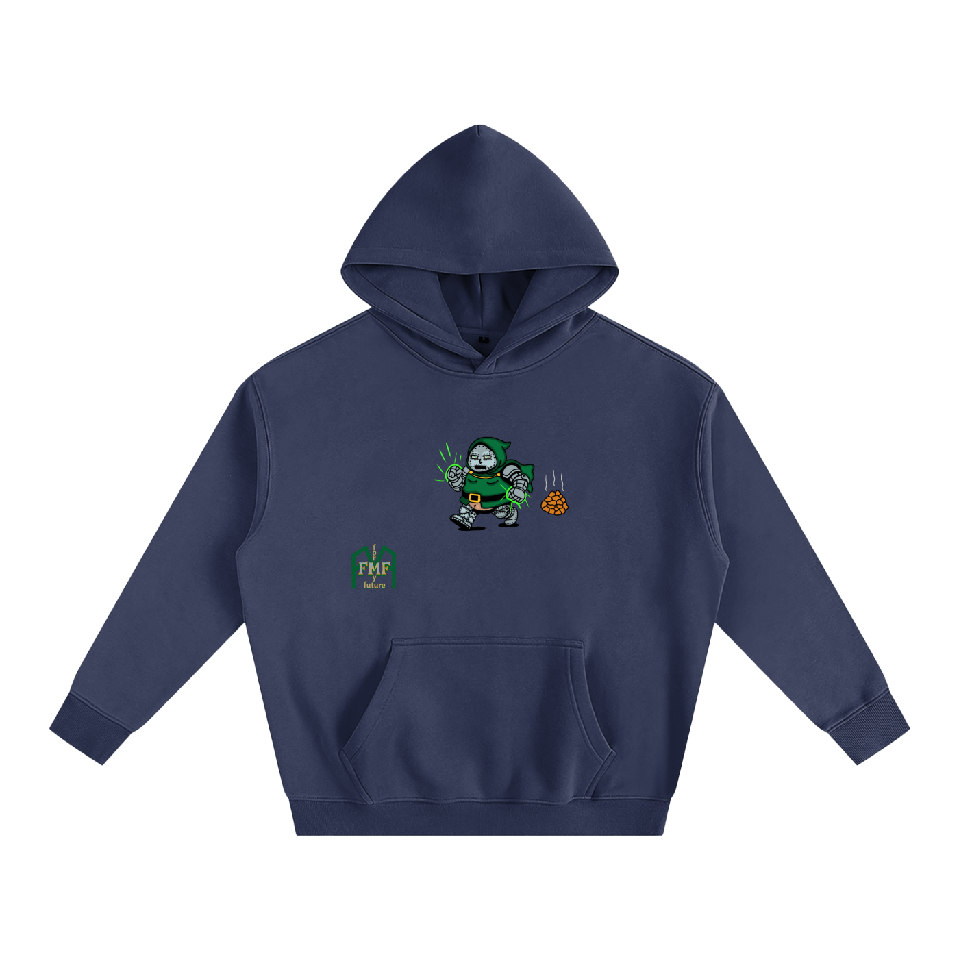 “Doctor Feast” Oversize Fleeced Hoodie