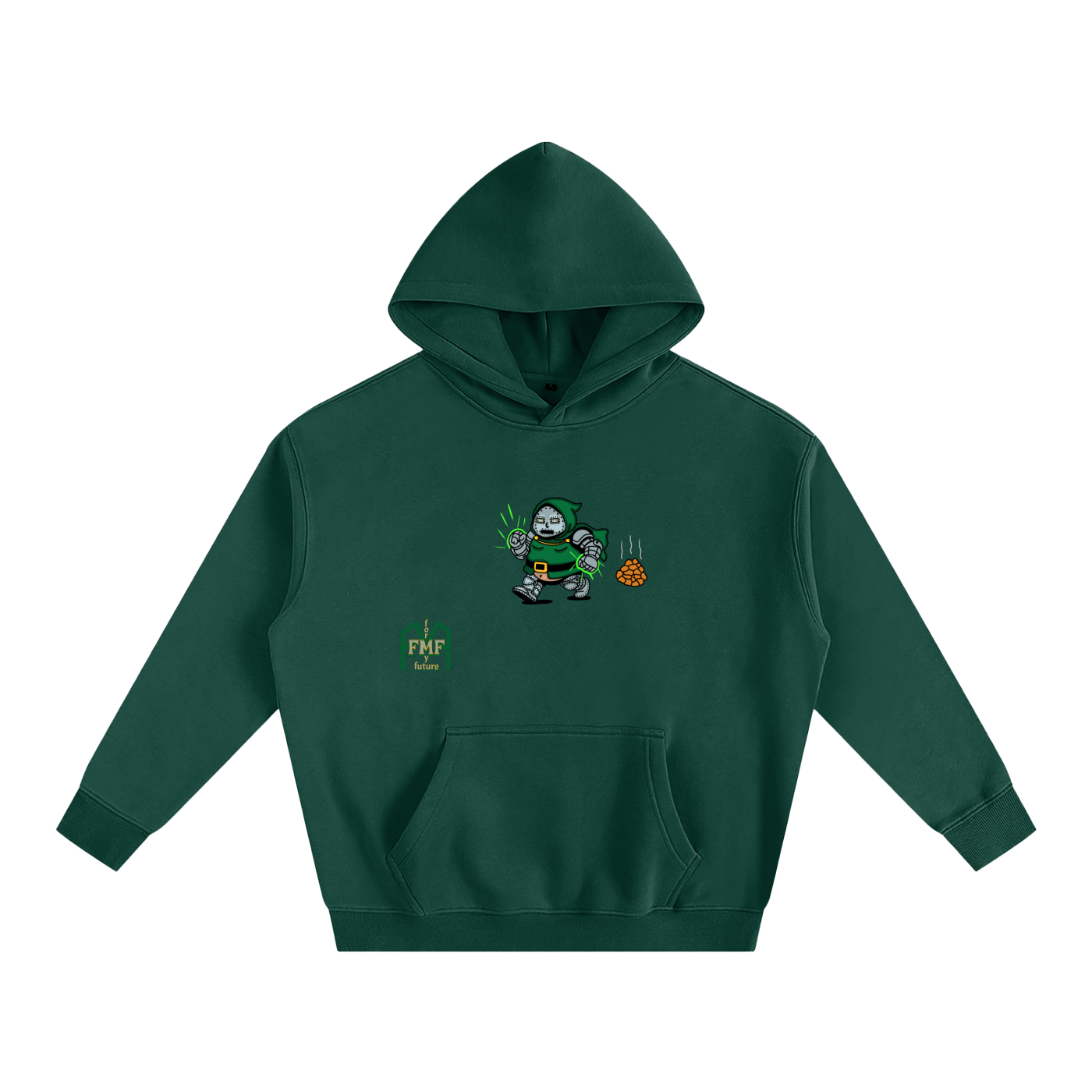 “Doctor Feast” Oversize Fleeced Hoodie