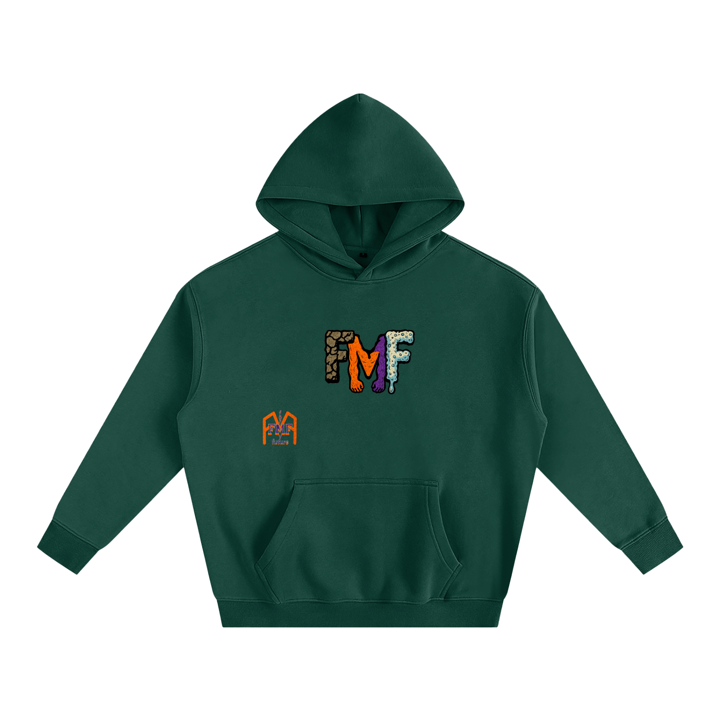“Element Man” Oversize Fleeced Hoodie