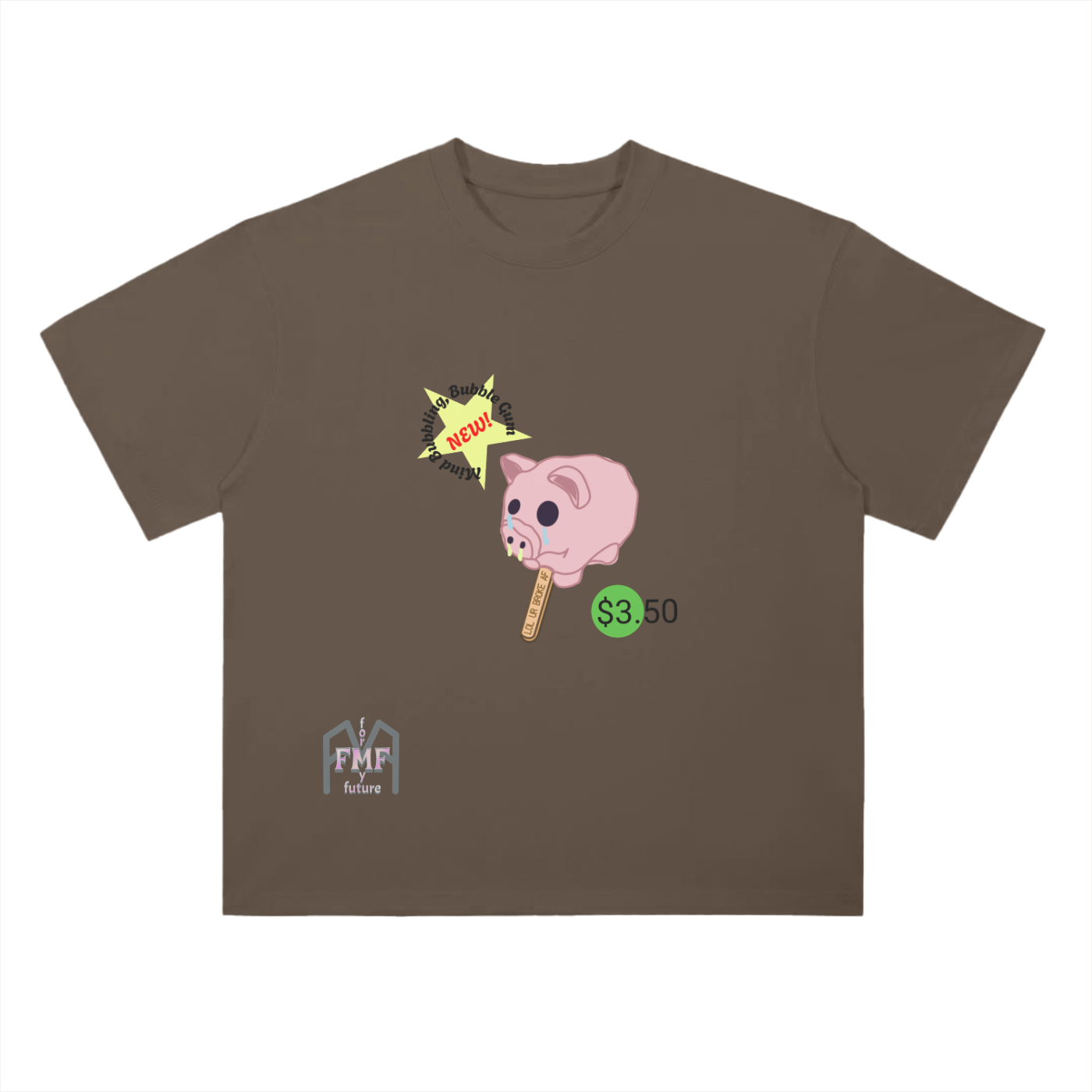 “Melting” Drop Shoulder T-Shirt