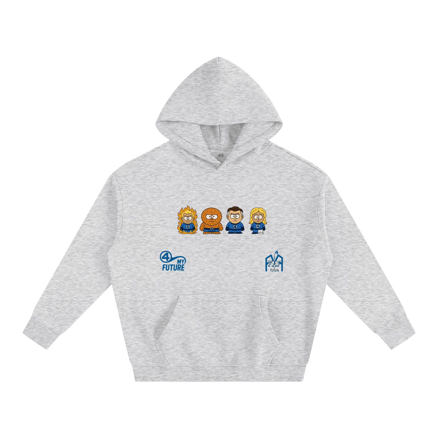 “Fantastic Four” Oversize Fleeced Hoodie