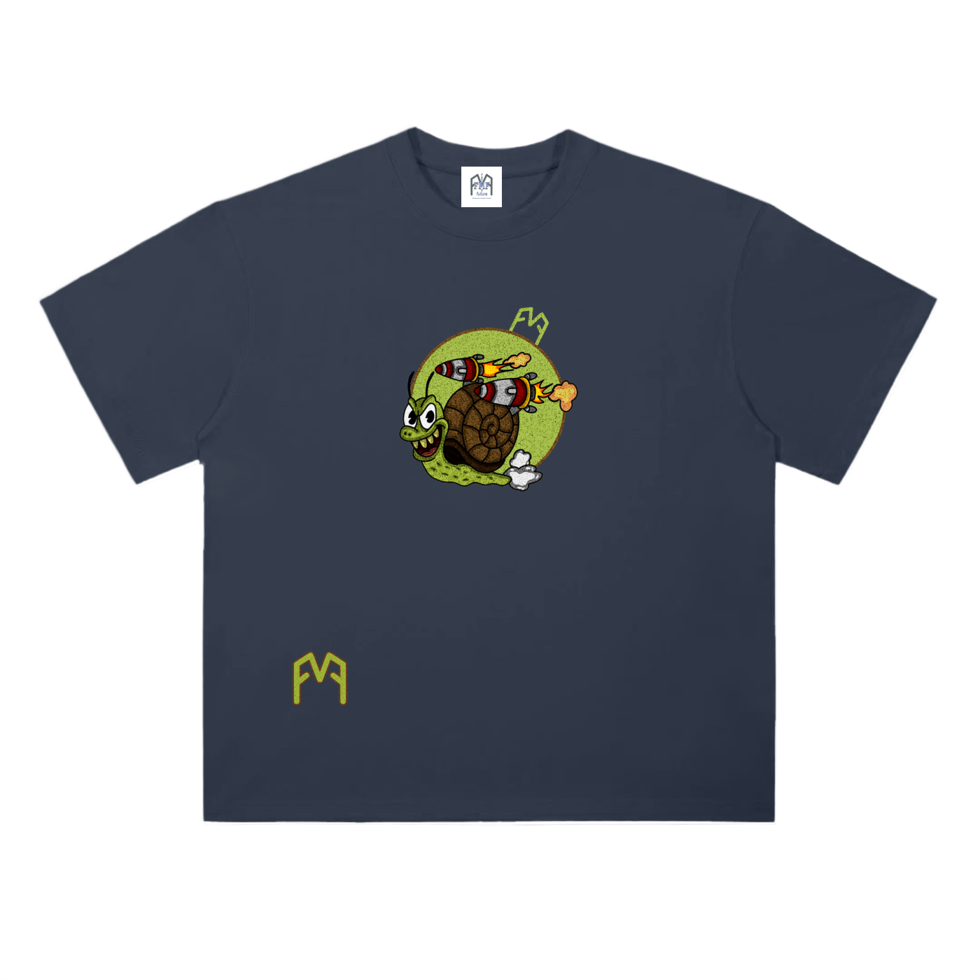 “Snail Trail” Drop Shoulder T-Shirt