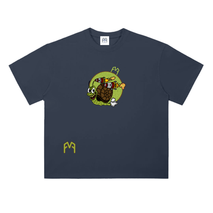 “Snail Trail” Drop Shoulder T-Shirt