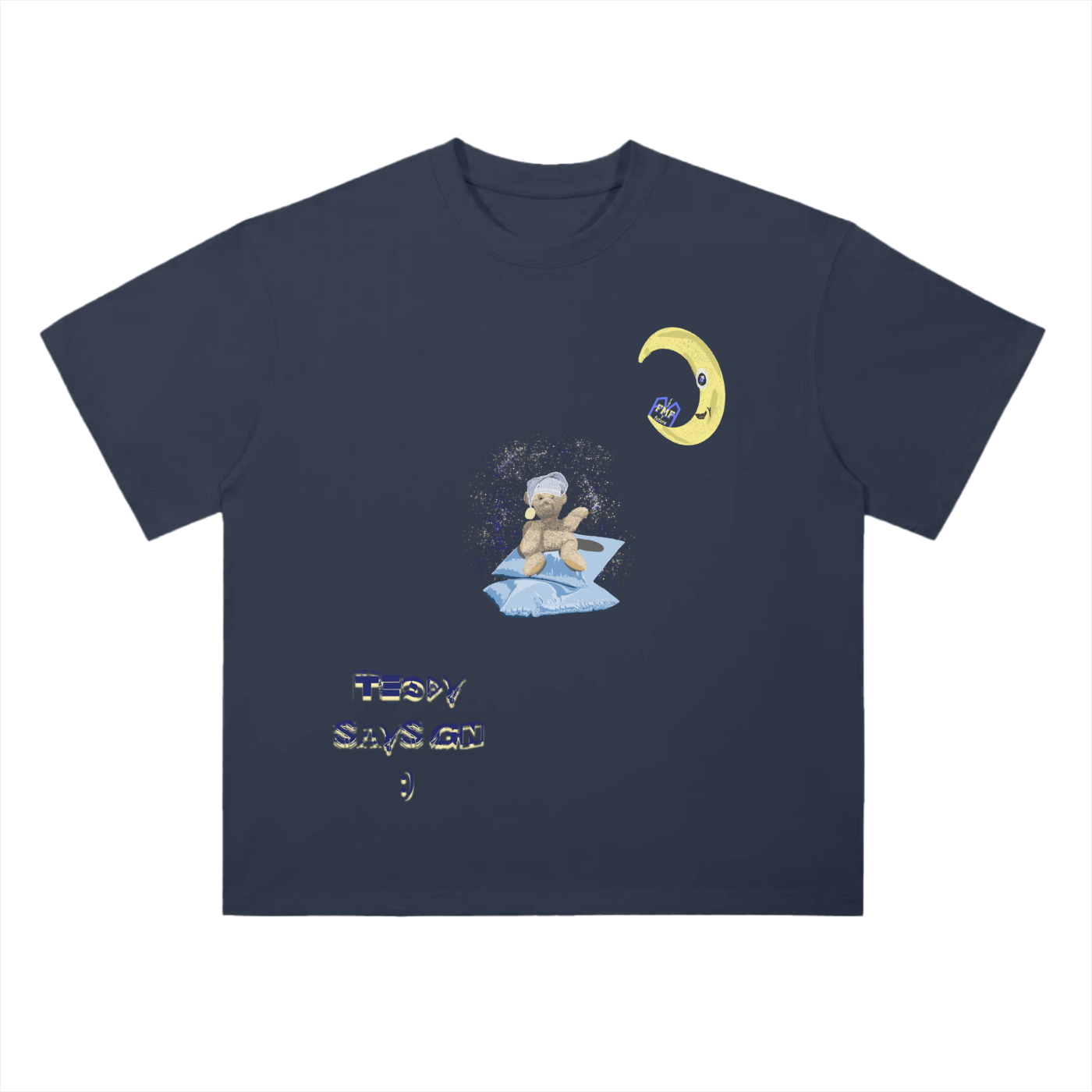“Teddy Says Gn” Drop Shoulder T-Shirt