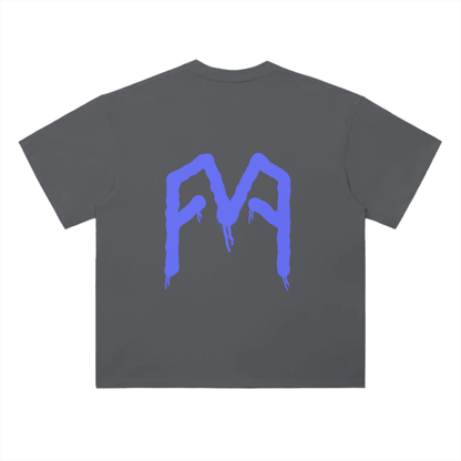 “Graffiti” (Blue) Drop Shoulder T-Shirt