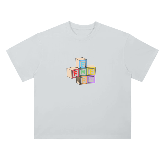 “Building Blocks” Drop Shoulder T-Shirt