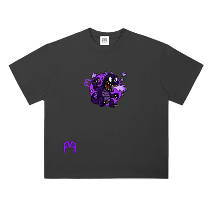 “Atom-Breath Menace” Drop Shoulder T-Shirt