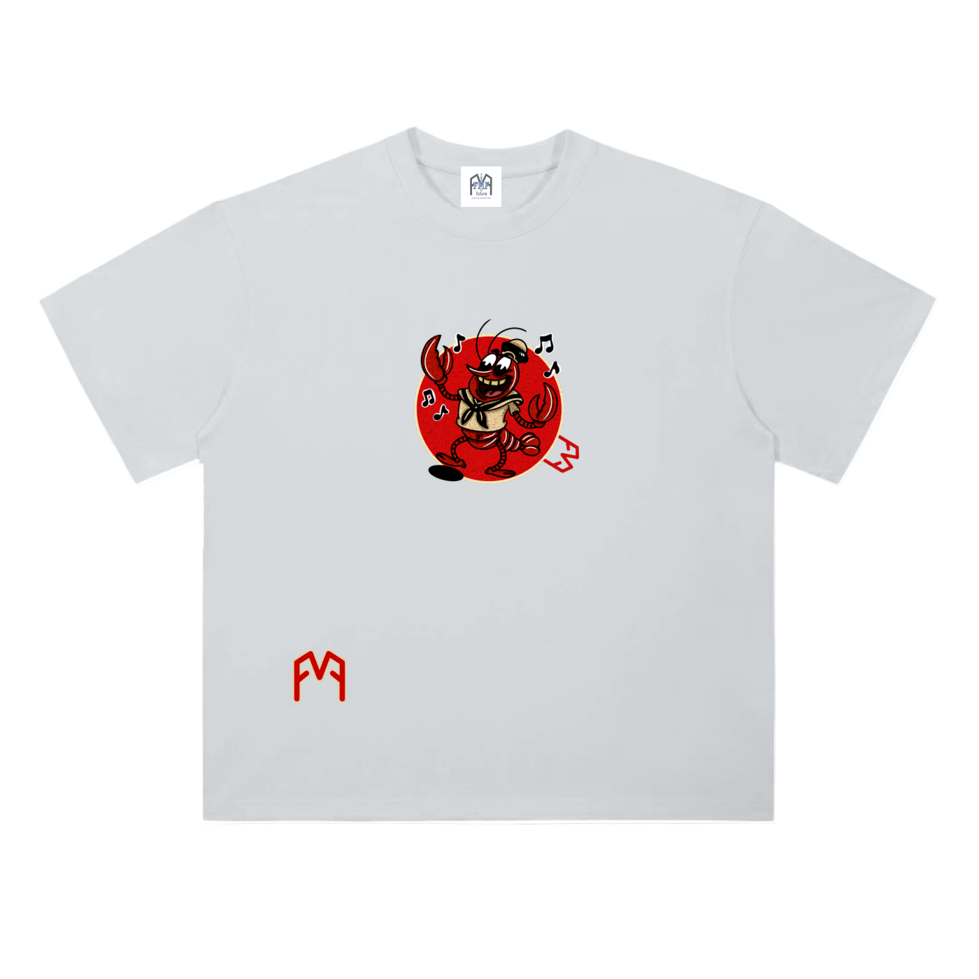 “Lobster Larry” Drop Shoulder T-Shirt