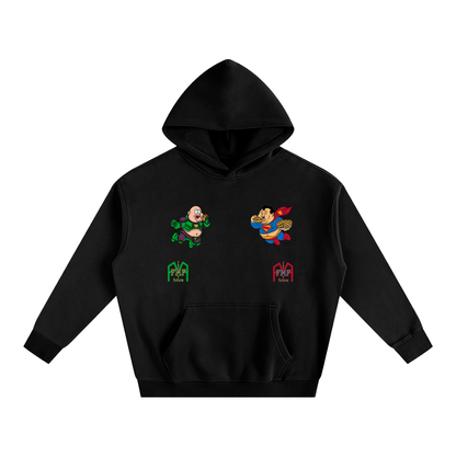 “Versus #1” Oversize Fleeced Hoodie