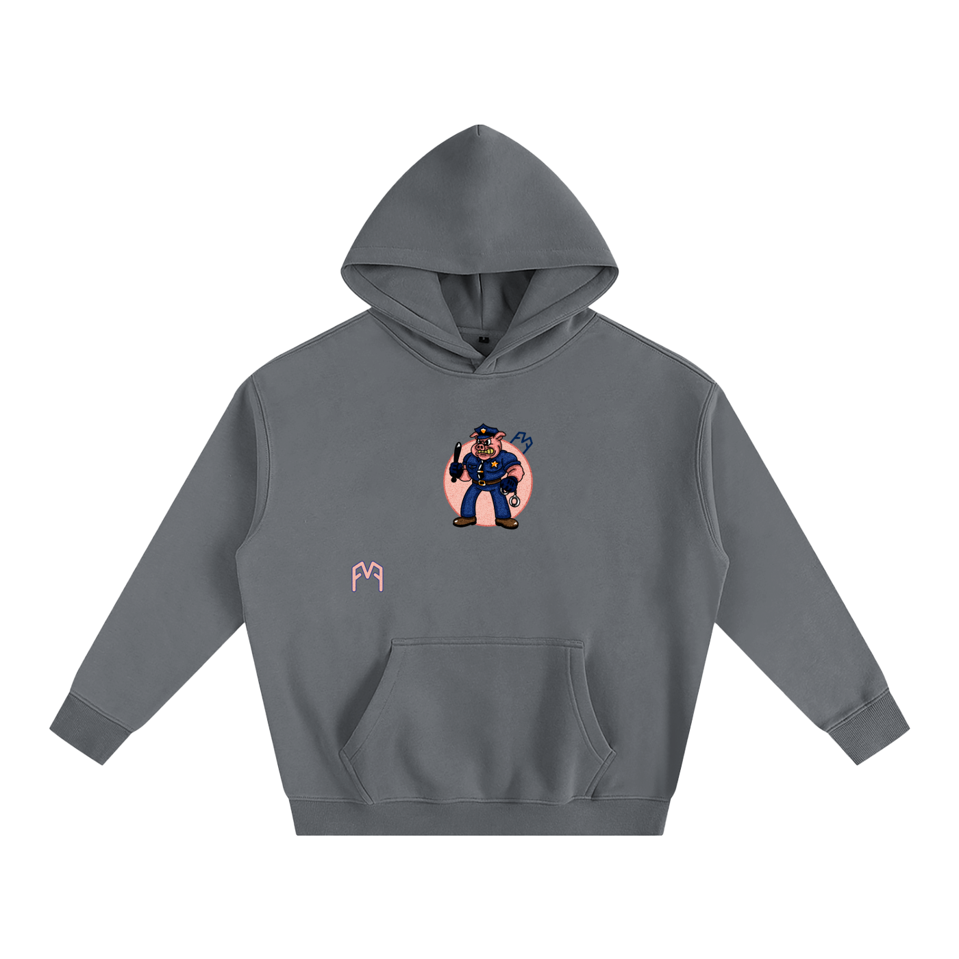“Patrol Pig” Oversize Hoodie