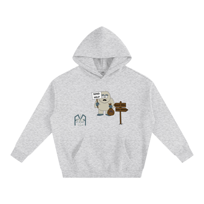 “Send Help” Oversize Fleeced Hoodie