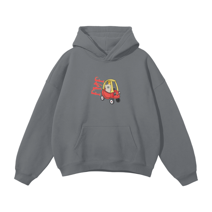 “We Drive” Oversized Fleece Hoodie