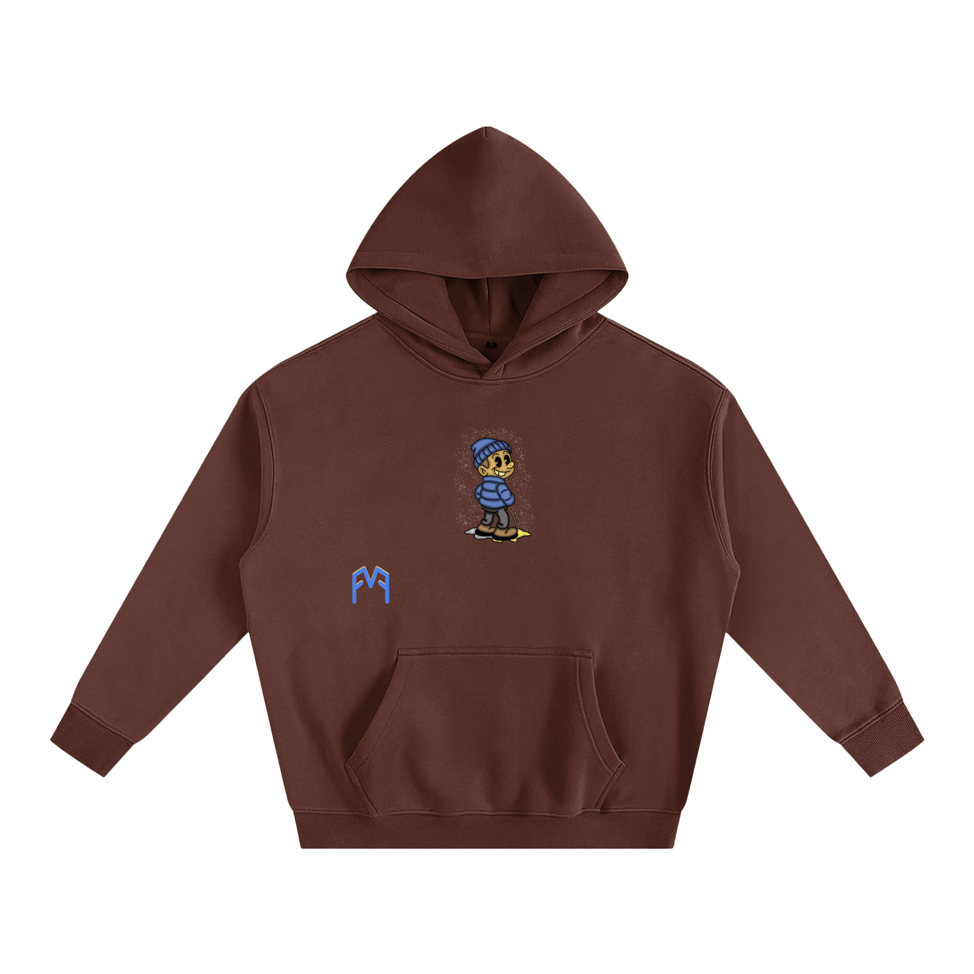 “Coloured Snow” Oversize Hoodie