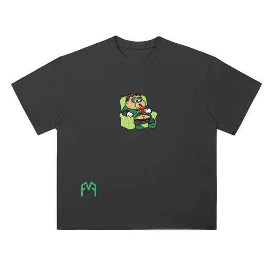 “Green Recliner” Drop Shoulder T-Shirt