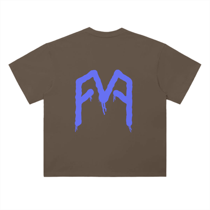 “Graffiti” (Blue) Drop Shoulder T-Shirt