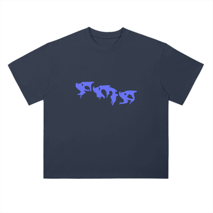 “Graffiti” (Blue) Drop Shoulder T-Shirt