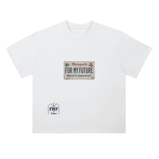 “License Plate” Drop Shoulder T-Shirt