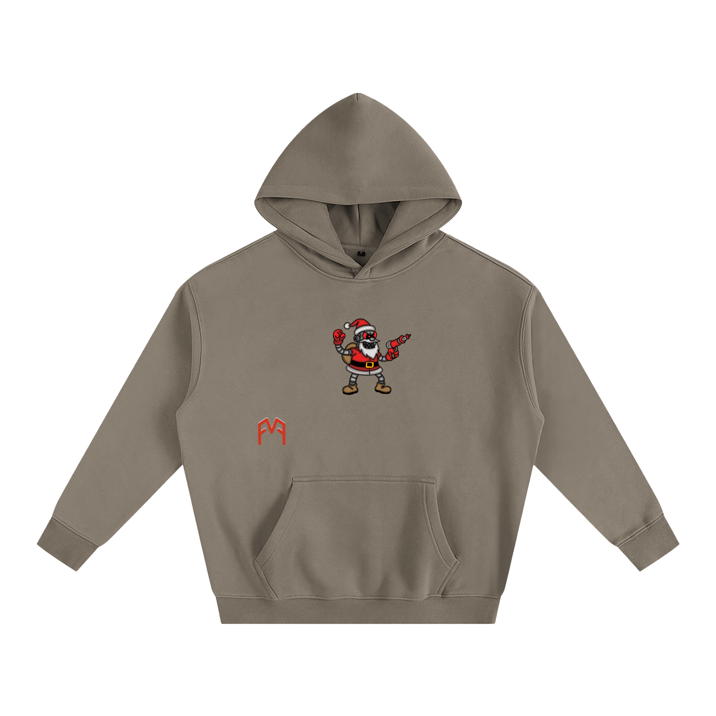 “Robo Santa” Oversize Hoodie