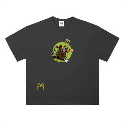 “Snail Trail” Drop Shoulder T-Shirt