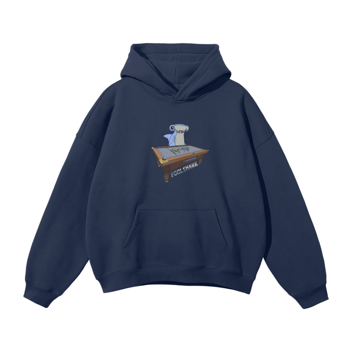 “Poolshark” Oversized Fleece Hoodie