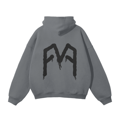 “Graffiti” (Black) Oversized Hoodie