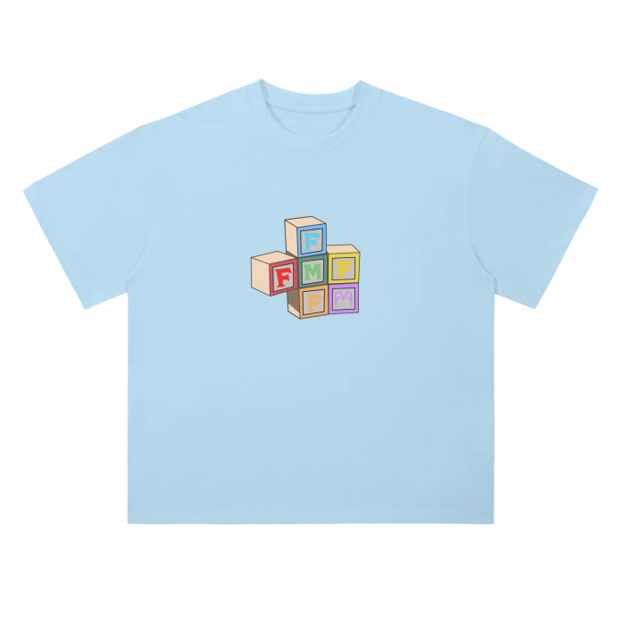 “Building Blocks” Drop Shoulder T-Shirt