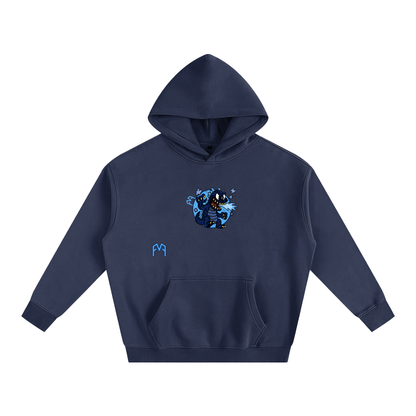 “Atom-Breath Menace” Oversize Hoodie