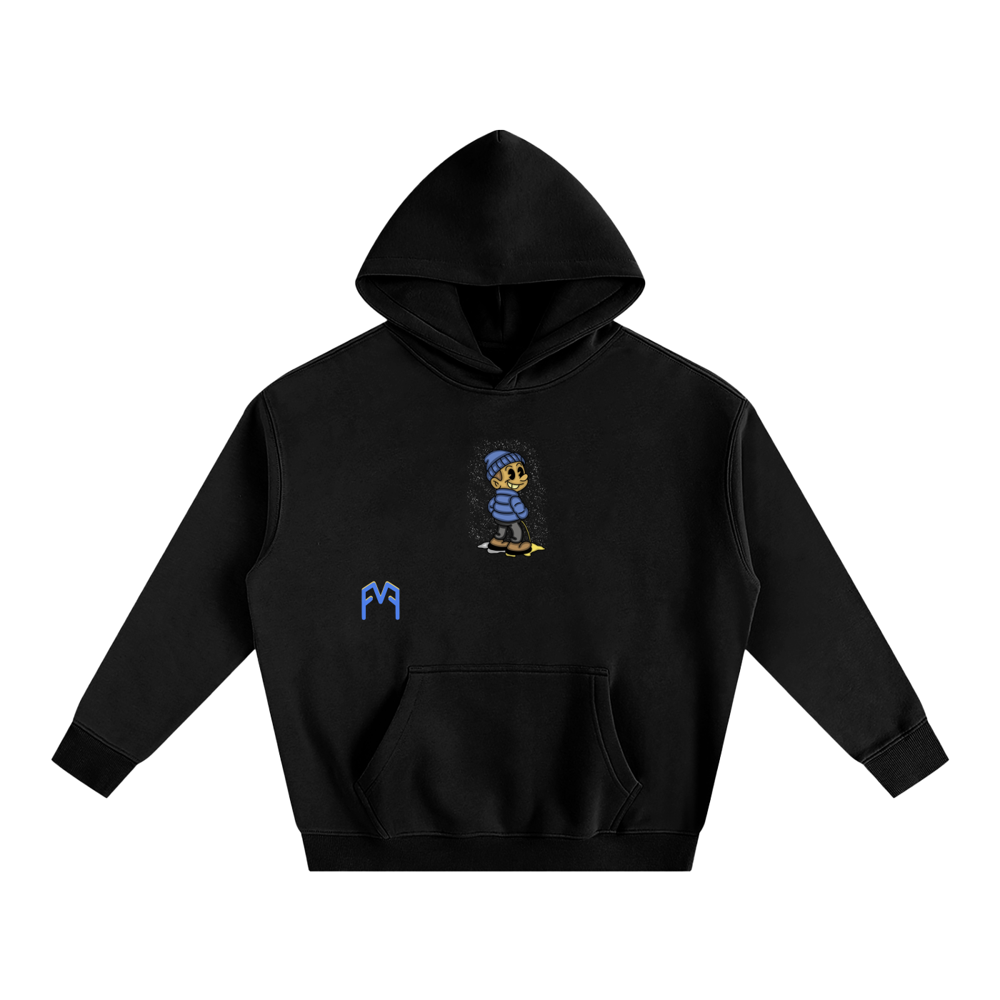 “Coloured Snow” Oversize Hoodie