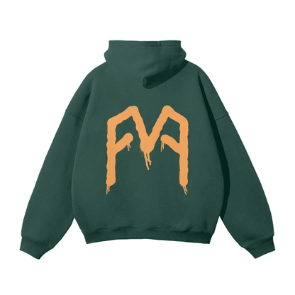 “Graffiti” (Orange) Oversized Hoodie