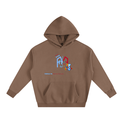 “Super Teddy” (X-Ray) Oversize Fleeced Hoodie