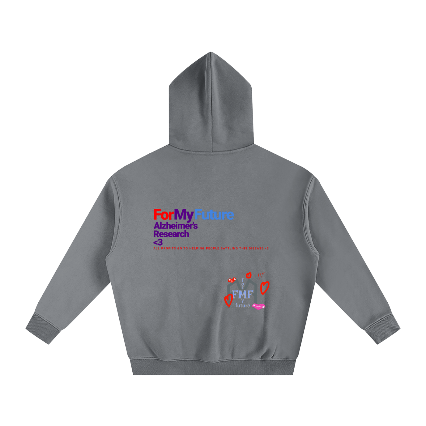 “Purple Heart” Oversize Hoodie