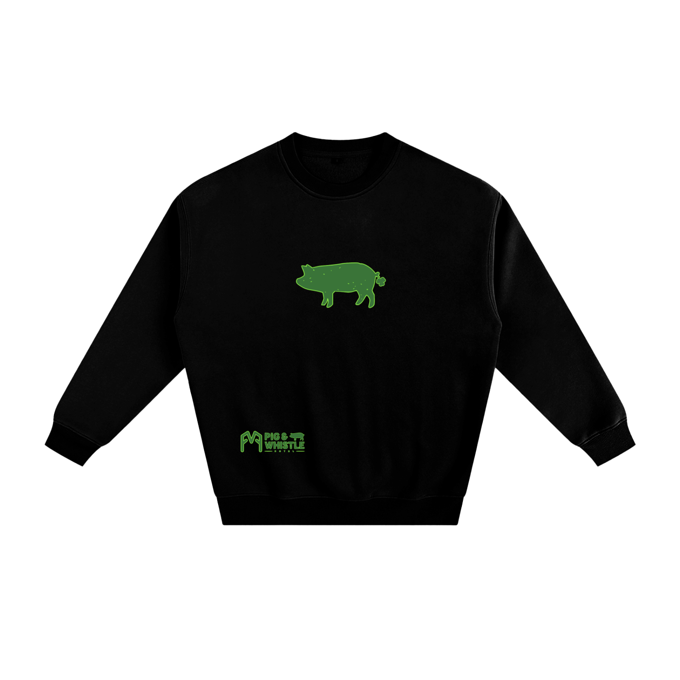 “St.Pat’s Piggy” Fleeced Sweatshirt